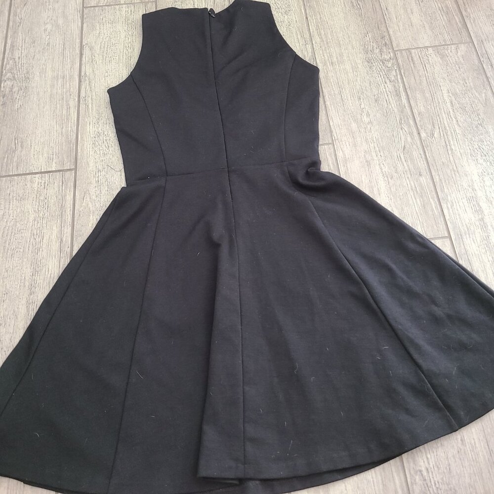 Michael Michael Kors Sleeveless Zip-Front Fit & Flare Dress Black Size 2 - Picture 12 of 13